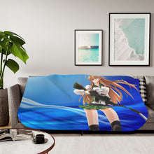 Load image into Gallery viewer, Highschool Of The Dead Sherpa Blanket