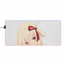Load image into Gallery viewer, Lycoris Recoil Chisato Nishikigi RGB LED Mouse Pad (Desk Mat)