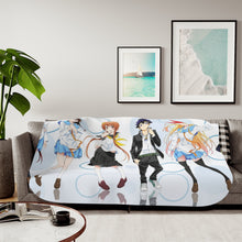 Load image into Gallery viewer, Nisekoi Chitoge Kirisaki, Kosaki Onodera, Seishirou Tsugumi, Marika Tachibana, Ruri Miyamoto Sherpa Blanket