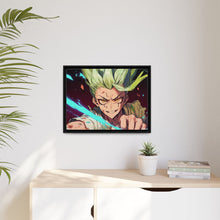 Load image into Gallery viewer, Senku Ishigami - Dr. Stone Anime Background Canvas Framed Art Print