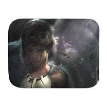 Load image into Gallery viewer, Princess Mononoke Sherpa Blanket