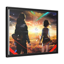 Load image into Gallery viewer, Anime Your Name. Canvas Framed Art Print