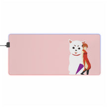 Load image into Gallery viewer, Gintama Kagura RGB LED Mouse Pad (Desk Mat)