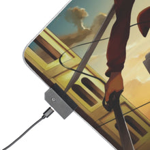 Load image into Gallery viewer, Shingeki no Kyojin - Mikasa Ackerman RGB LED Mouse Pad (Desk Mat)