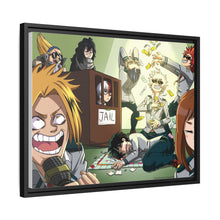 Load image into Gallery viewer, My Hero Academia Izuku Midoriya, Katsuki Bakugou, All Might, Tenya Iida, Shouta Aizawa Canvas Framed Art Print