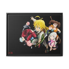 Load image into Gallery viewer, Deadly sins group Canvas Framed Art Print