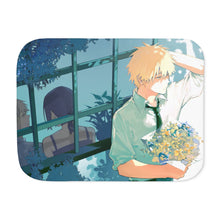 Load image into Gallery viewer, Anime Chainsaw Man Sherpa Blanket