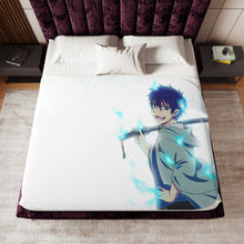 Load image into Gallery viewer, Blue Exorcist Rin Okumura Sherpa Blanket