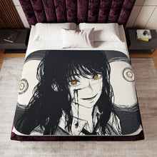 Load image into Gallery viewer, Anime Chainsaw Man Sherpa Blanket