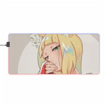 Load image into Gallery viewer, Is It Wrong to Try to Pick Up Girls in a Dungeon? RGB LED Mouse Pad (Desk Mat)