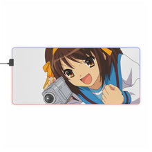 Load image into Gallery viewer, The Melancholy Of Haruhi Suzumiya RGB LED Mouse Pad (Desk Mat)