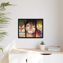 Load image into Gallery viewer, Zoro,Luffy and Sanji Canvas Framed Art Print