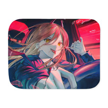 Load image into Gallery viewer, Anime Chainsaw Man Sherpa Blanket