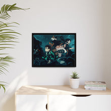 Load image into Gallery viewer, Tanjirou and Nezuko Canvas Framed Art Print