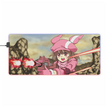 Load image into Gallery viewer, Sword Art Online Alternative: Gun Gale Online RGB LED Mouse Pad (Desk Mat)