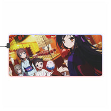 Load image into Gallery viewer, Accel World Kuroyukihime, Fuuko Kurasaki RGB LED Mouse Pad (Desk Mat)
