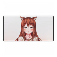 Load image into Gallery viewer, Anime Spice and Wolf Mouse Pad (Desk Mat)