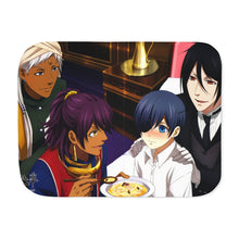Load image into Gallery viewer, Black Butler Sherpa Blanket