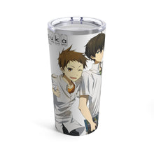 Load image into Gallery viewer, Hōtarō Oreki Satoshi Fukube walking Tumbler 20oz