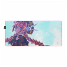 Load image into Gallery viewer, Magical Girl Lyrical Nanoha RGB LED Mouse Pad (Desk Mat)