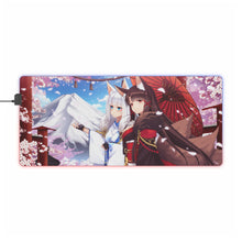 Load image into Gallery viewer, Azur Lane Akagi, Kaga RGB LED Mouse Pad (Desk Mat)
