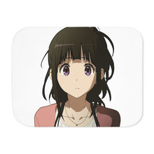 Load image into Gallery viewer, Eru Chitanda Face Sherpa Blanket