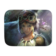 Load image into Gallery viewer, Girl and Her Protector Sherpa Blanket