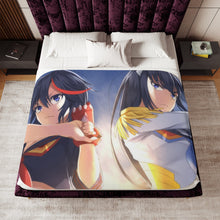 Load image into Gallery viewer, Anime Kill La Kill Sherpa Blanket