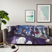 Load image into Gallery viewer, KanColle Carrier Girls Sherpa Blanket