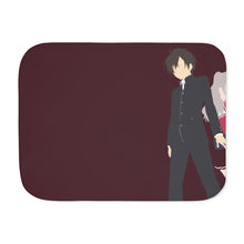 Load image into Gallery viewer, Yū Otosaka and Nao Tomori Together Minimalist Sherpa Blanket