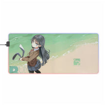 Load image into Gallery viewer, Rascal Does Not Dream Of Bunny Girl Senpai RGB LED Mouse Pad (Desk Mat)