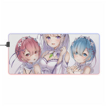 Load image into Gallery viewer, Re:ZERO -Starting Life In Another World- RGB LED Mouse Pad (Desk Mat)