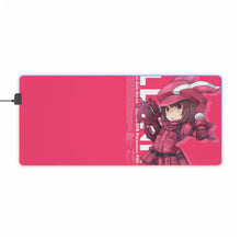 Load image into Gallery viewer, Sword Art Online Alternative: Gun Gale Online RGB LED Mouse Pad (Desk Mat)