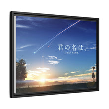 Load image into Gallery viewer, Your Name. Canvas Framed Art Print