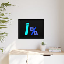 Load image into Gallery viewer, Mob Psycho "1%" Canvas Framed Art Print