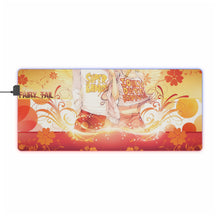 Load image into Gallery viewer, Fairy Tail Natsu Dragneel, Lucy Heartfilia RGB LED Mouse Pad (Desk Mat)
