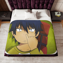 Load image into Gallery viewer, Blue Exorcist Sherpa Blanket