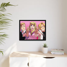 Load image into Gallery viewer, Alphonse, Winry and Edward Canvas Framed Art Print