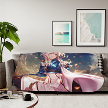 Load image into Gallery viewer, Violet Evergarden Sherpa Blanket