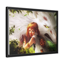 Load image into Gallery viewer, Princess Mononoke Canvas Framed Art Print