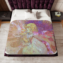 Load image into Gallery viewer, Anime Howl's Moving Castle Sherpa Blanket