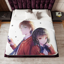Load image into Gallery viewer, Classroom of the Elite Suzune Horikita Sherpa Blanket