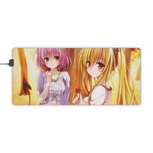 Load image into Gallery viewer, Golden Darkness, Momo Belia Deviluke RGB LED Mouse Pad (Desk Mat)
