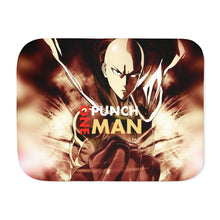 Load image into Gallery viewer, one punch man Sherpa Blanket