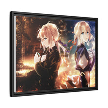 Load image into Gallery viewer, Evergarden Violet Canvas Framed Art Print