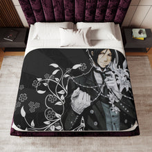 Load image into Gallery viewer, Anime Black Butler Sherpa Blanket