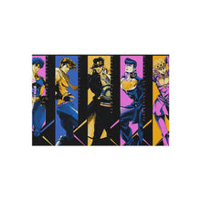 Load image into Gallery viewer, Giorno Giovanna Joseph Joestar Jotaro Kujo Josuke Higashikata and Jonathan Joestar Rug