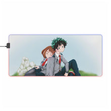 Load image into Gallery viewer, My Hero Academia Izuku Midoriya RGB LED Mouse Pad (Desk Mat)