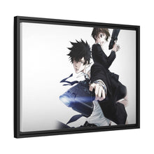Load image into Gallery viewer, Shinya Kogami And Akane Tsunemori Together Canvas Framed Art Print