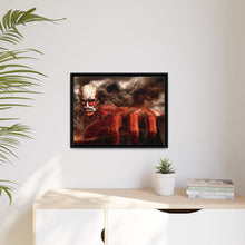 Load image into Gallery viewer, Colossal titan Canvas Framed Art Print